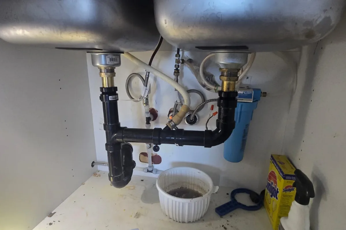 Garburator Removal & Kitchen Sink Repipe in Burnaby by Mario Plumbing & Heating